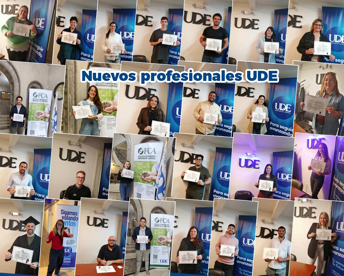 Nuevos profesionales UDE: talento que se abre camino