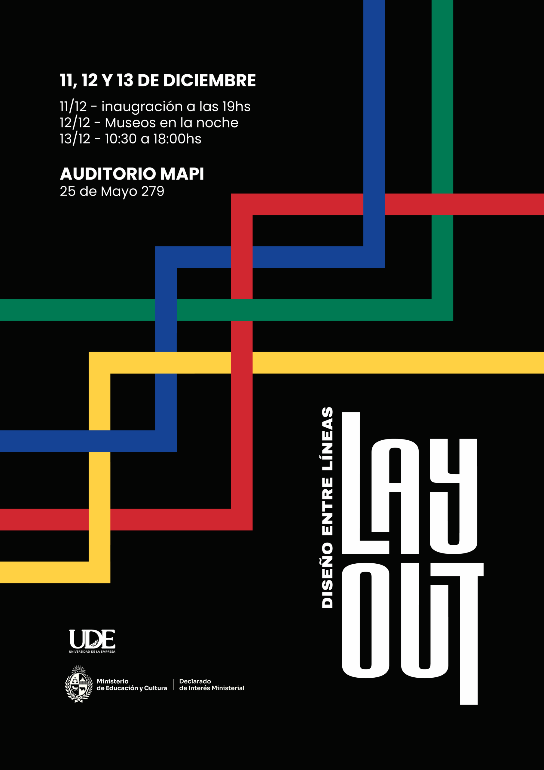 afiche muestra Lay Out