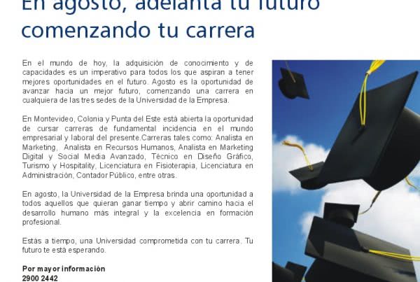 Adelantá tu carrera en agosto 21 Gaceta 189