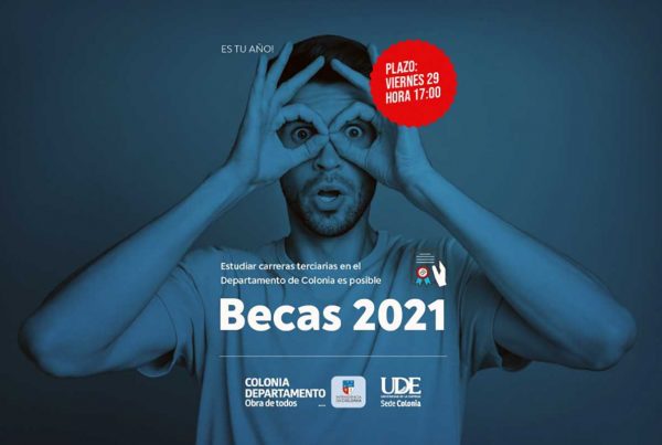 Estudiá en UDE Colonia<br> Becas 2021 16 Ude Becas