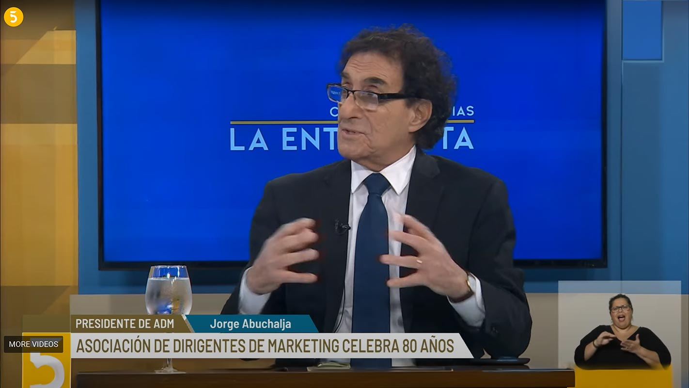 Jorge Abuchalja en Canal 5: “El Marketing es Filosofía de Vida”