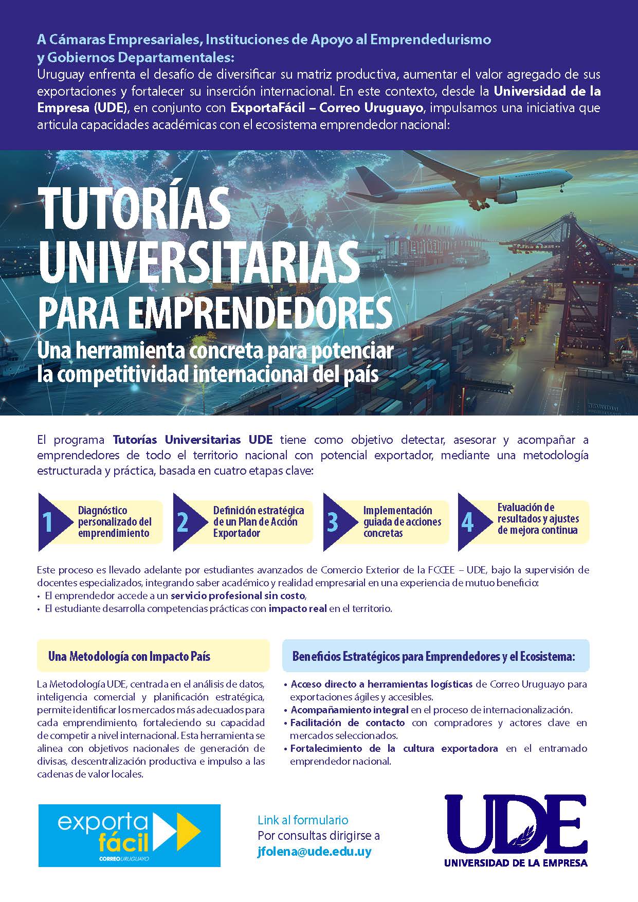 UDE-Tutorias Universitarias para Emprendedores