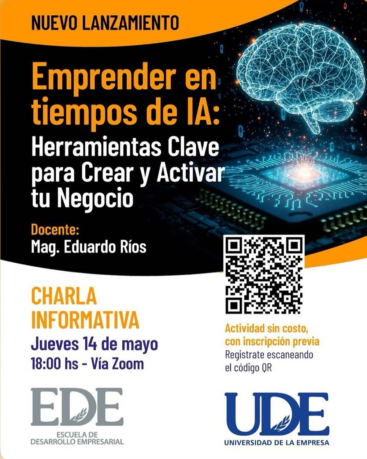Emprender en tiempos de IA: UDE presenta una propuesta práctica para crear y activar negocios 1 emprender con ia