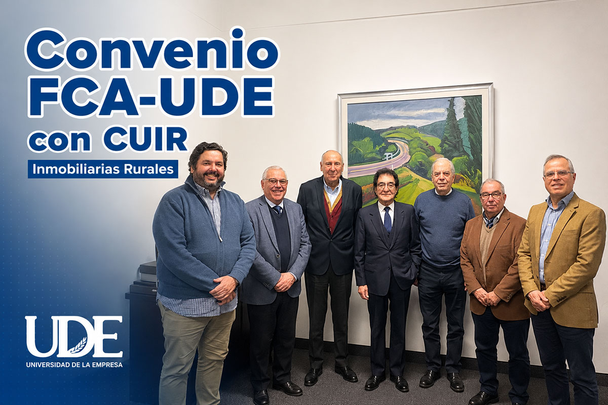 Firma del convenio con la Cámara Uruguaya de Inmobiliarias Rurales